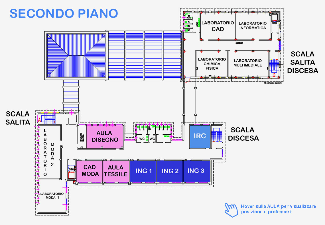 Ambienti DADA Secondo Piano